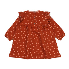 Brown Dots-Sweat Dress