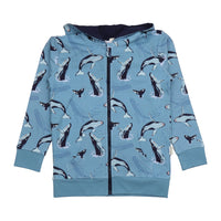 Jumping Whales-Sweat Jacket