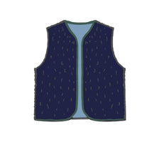 Navy Fleece-Fleece Vest