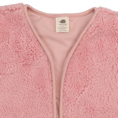 Pink Fleece-Fleece Vest